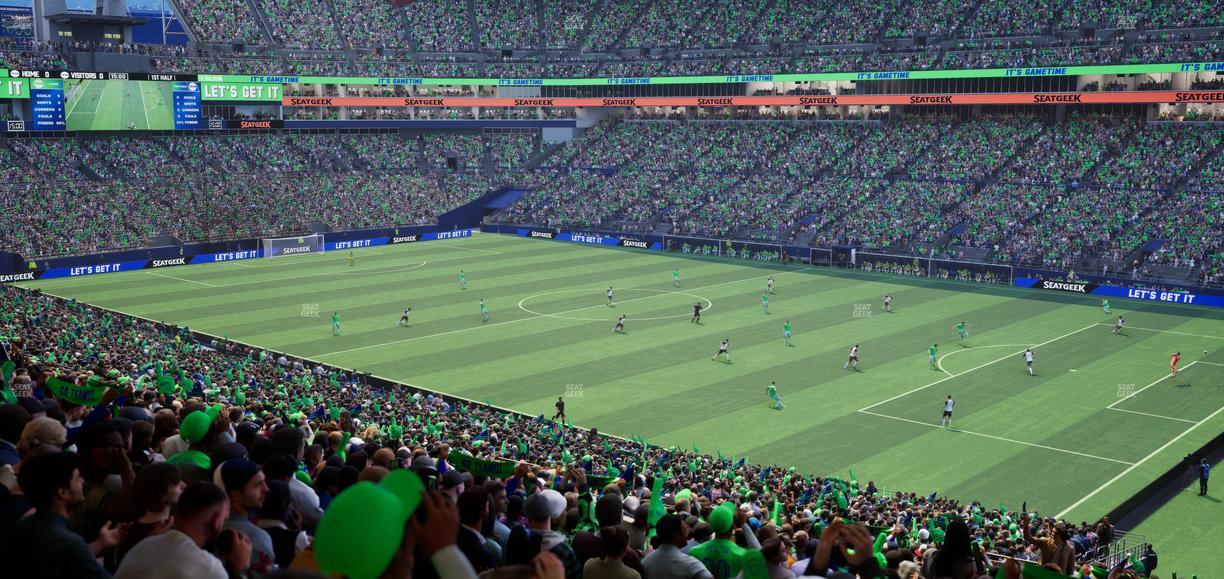 Lumen Field - Section 203 Seat View