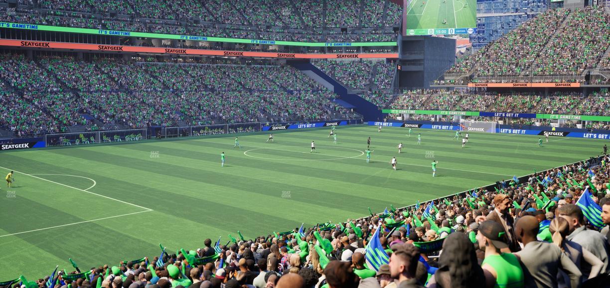 Lumen Field - Section 214 Seat View