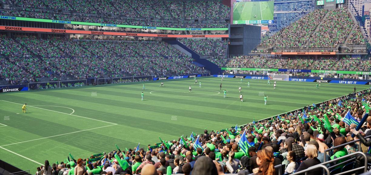 Lumen Field - Section 215 Seat View