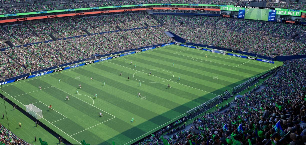 Lumen Field - Section 342 Seat View