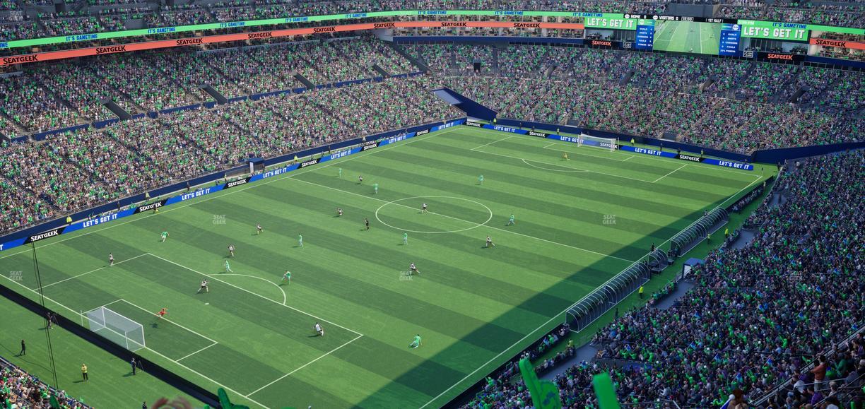 Lumen Field - Section 343 Seat View