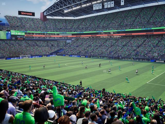 Lumen Field - Section Club 205 Seat View