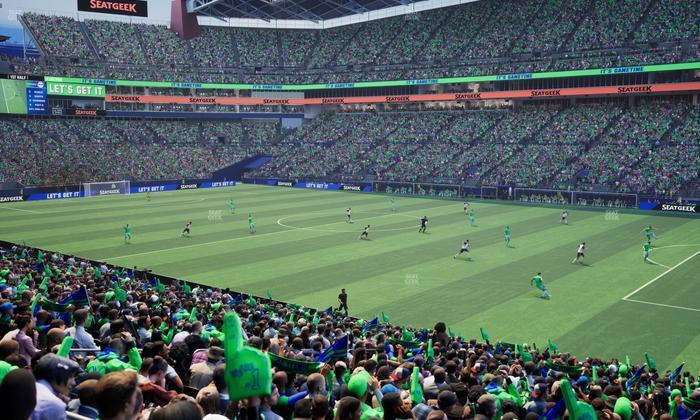 Lumen Field - Section Club 205 Seat View