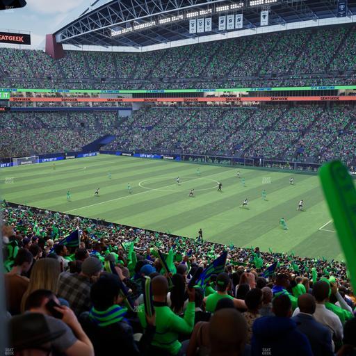 Lumen Field - Section Club 205 Seat View