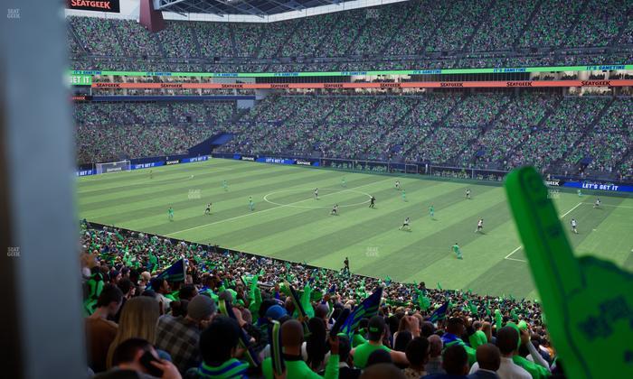 Lumen Field - Section Club 205 Seat View