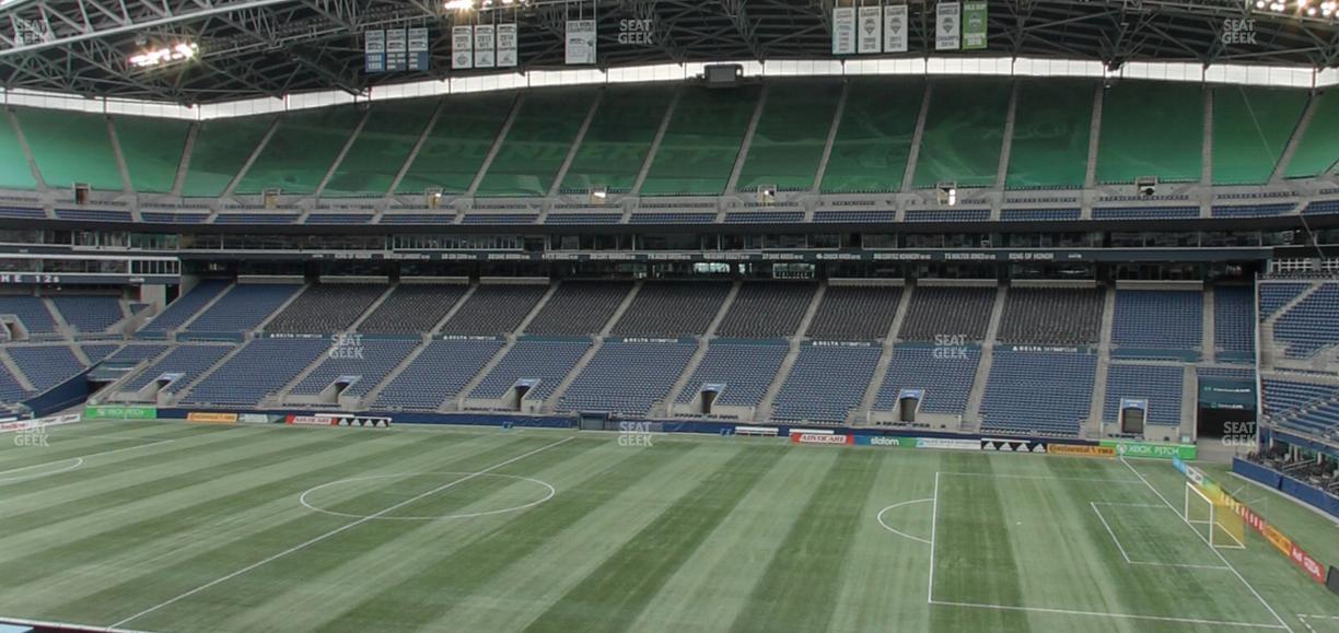 Lumen Field - Section Club 206 Seat View