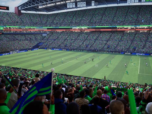 Lumen Field - Section Club 206 Seat View Lumen Field - Section Club 206 Seat View