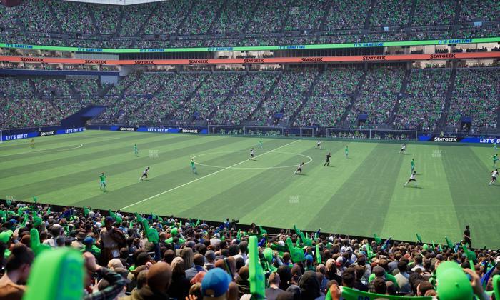 Lumen Field - Section Club 207 Seat View