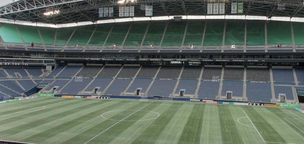 Lumen Field - Section Club 207 Seat View