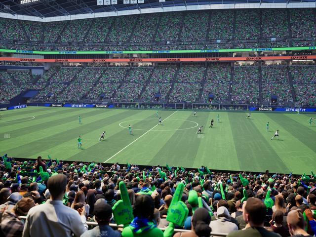 Lumen Field - Section Club 208 Seat View