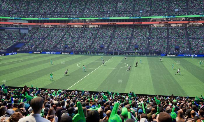 Lumen Field - Section Club 208 Seat View