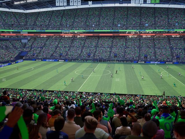 Lumen Field - Section Club 208 Seat View Lumen Field - Section Club 208 Seat View