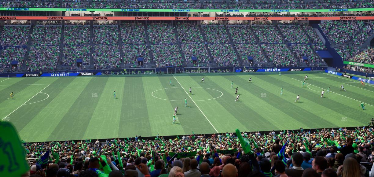 Lumen Field - Section Club 210 Seat View