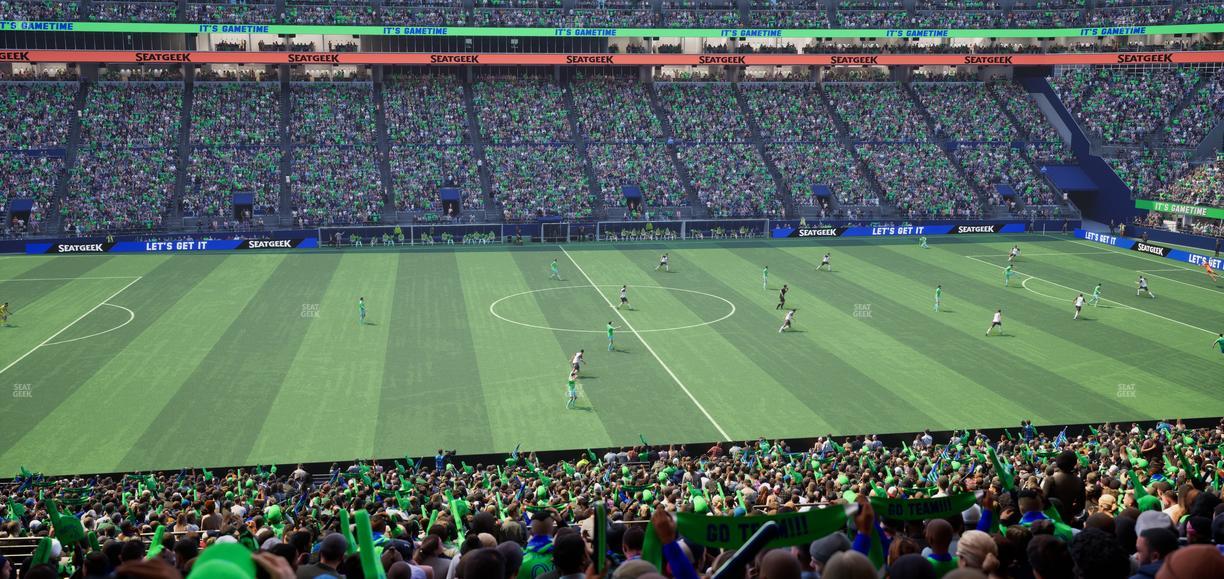 Lumen Field - Section Club 210 Seat View