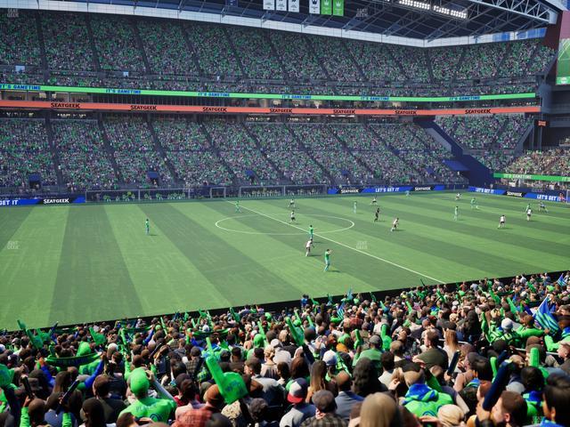 Lumen Field - Section Club 211 Seat View