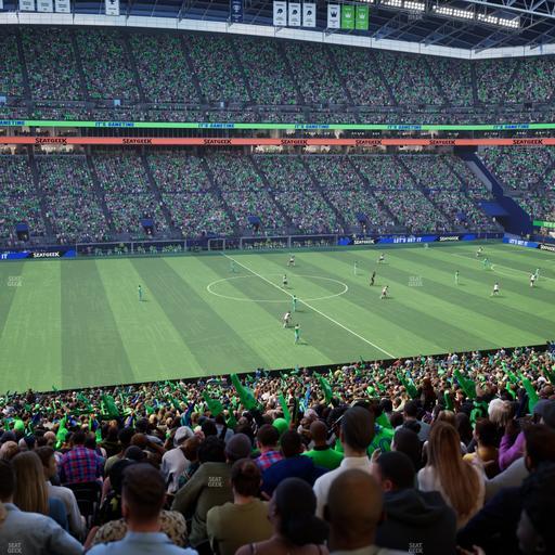 Lumen Field - Section Club 211 Seat View