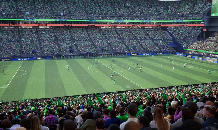 Lumen Field - Section Club 211 Seat View