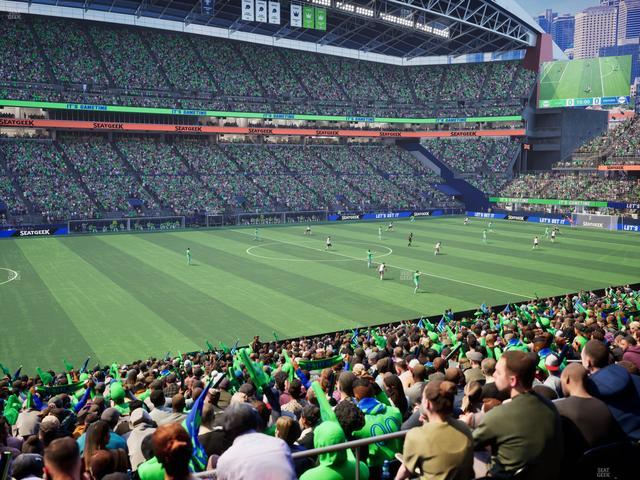 Lumen Field - Section Club 212 Seat View