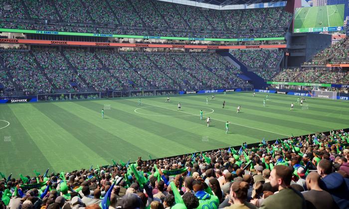 Lumen Field - Section Club 212 Seat View