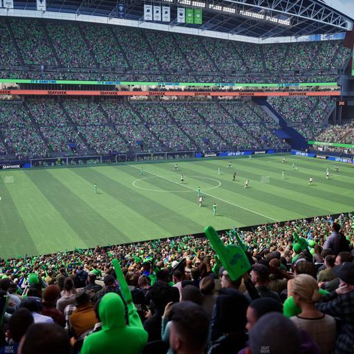 Lumen Field - Section Club 212 Seat View