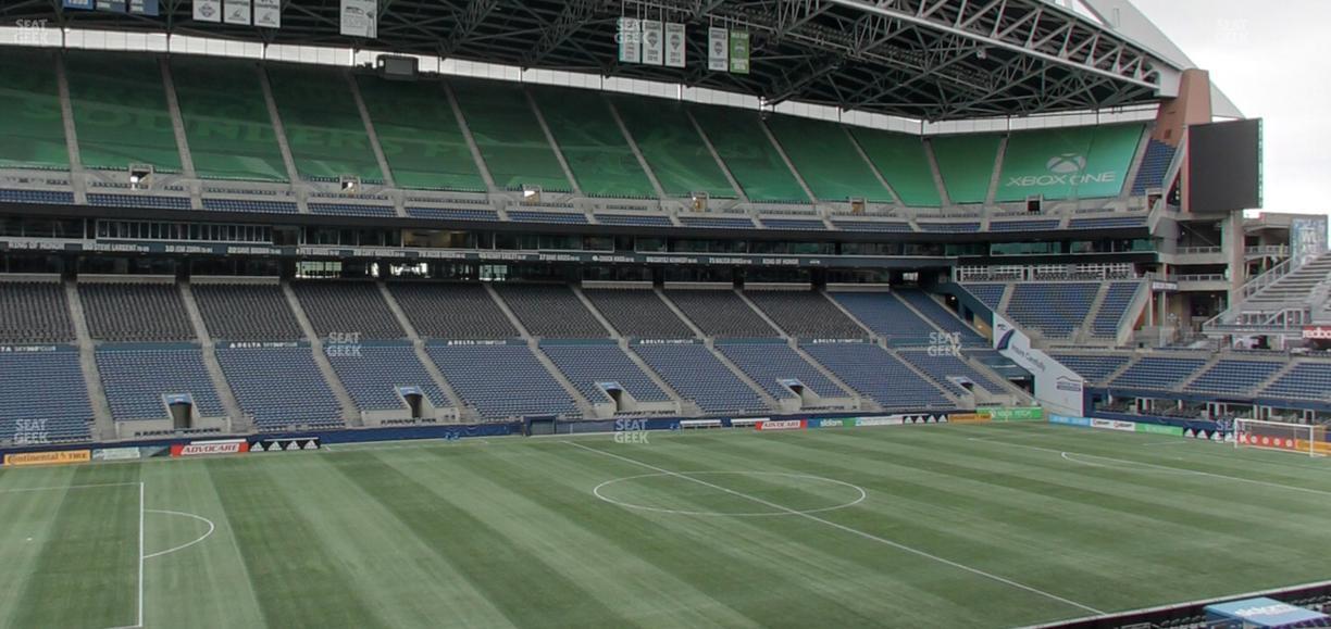 Lumen Field - Section Club 212 Seat View