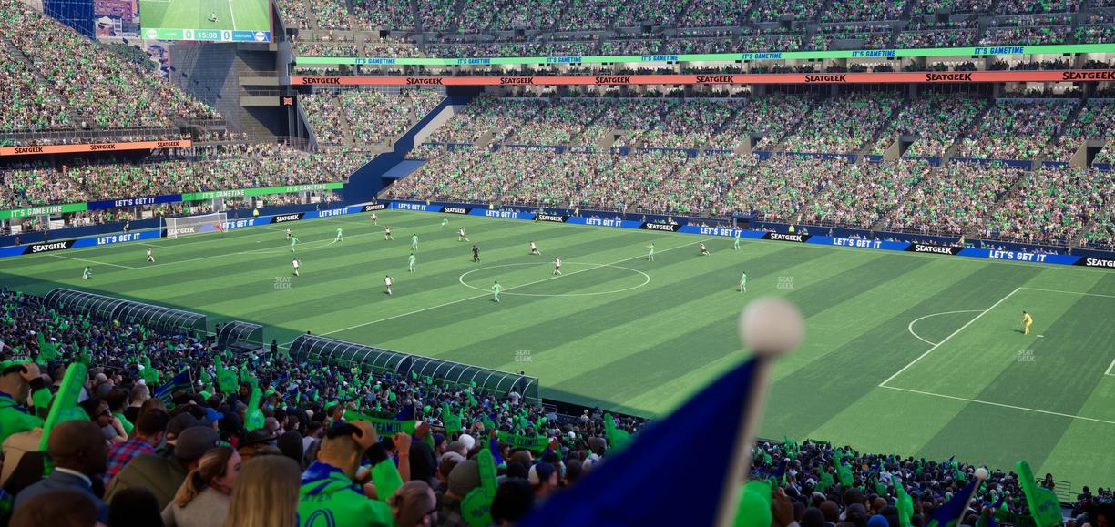 Lumen Field - Section Club 231 Seat View