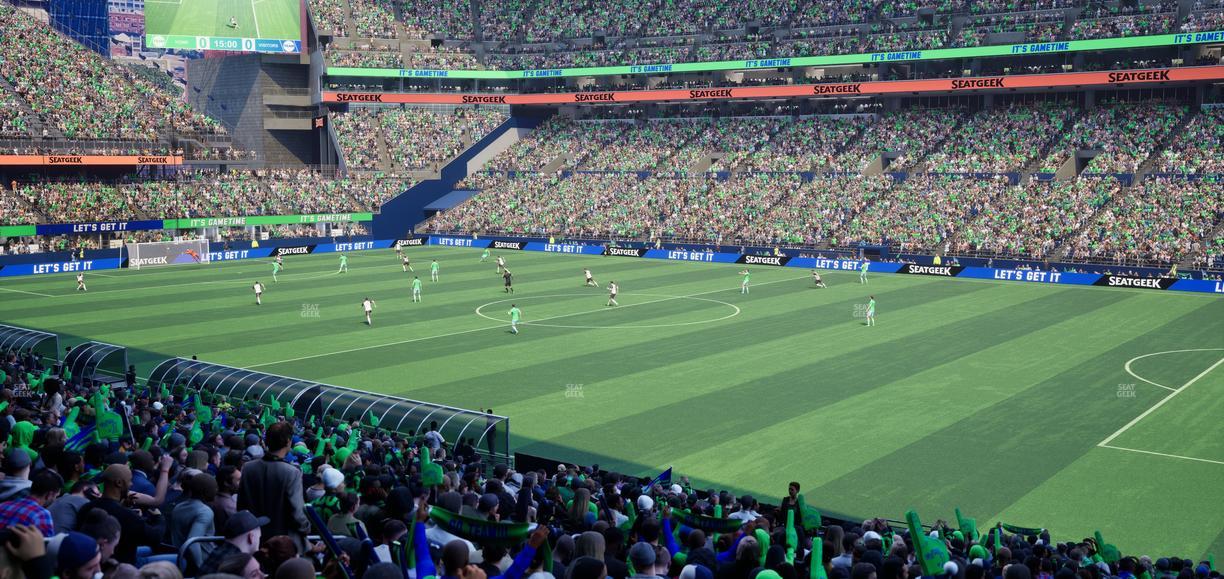 Lumen Field - Section Club 231 Seat View