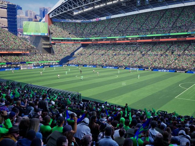 Lumen Field - Section Club 231 Seat View