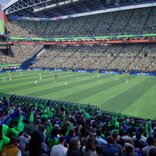 Lumen Field - Section Club 232 Seat View