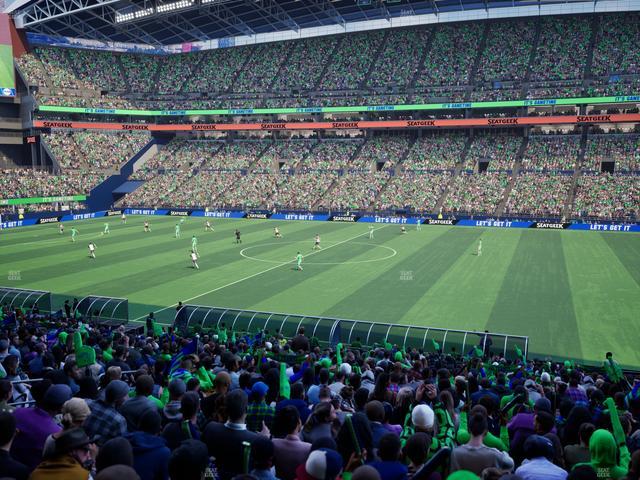 Lumen Field - Section Club 233 Seat View