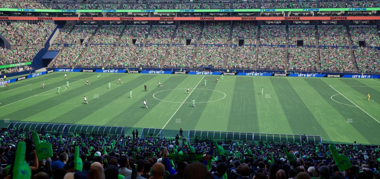 Lumen Field - Section Club 234 Seat View