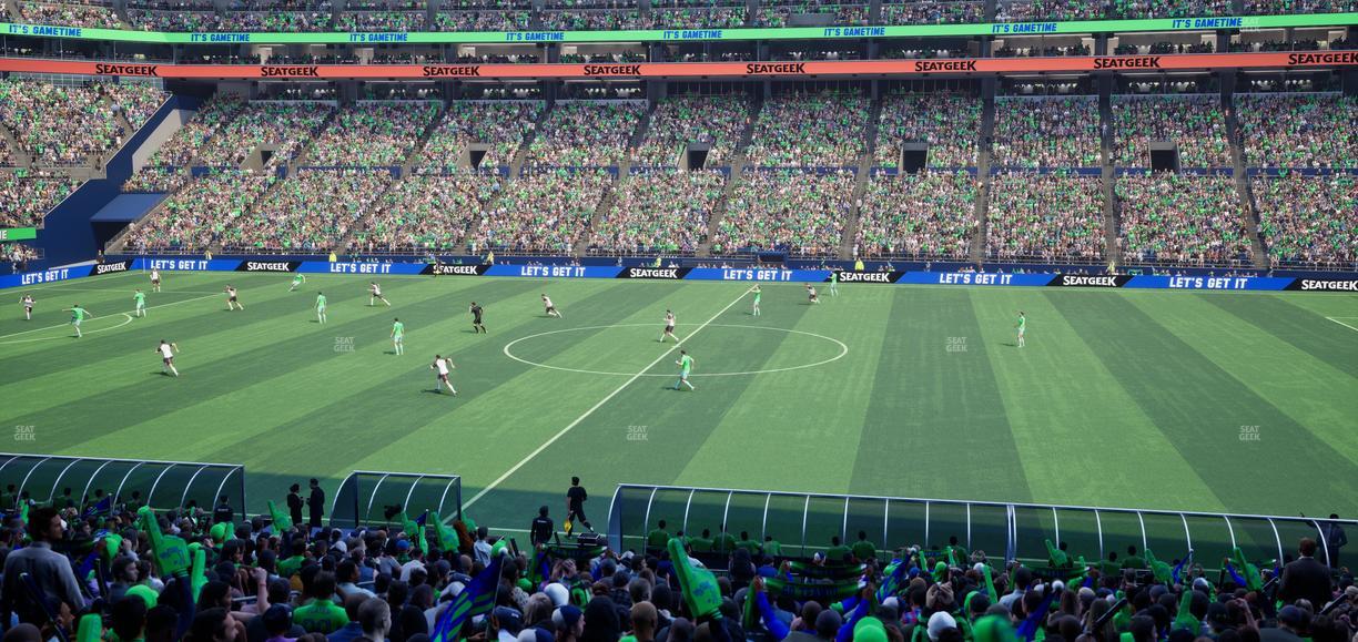 Lumen Field - Section Club 234 Seat View