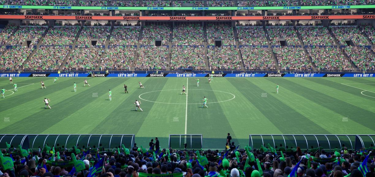 Lumen Field - Section Club 235 Seat View