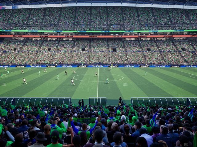 Lumen Field - Section Club 235 Seat View