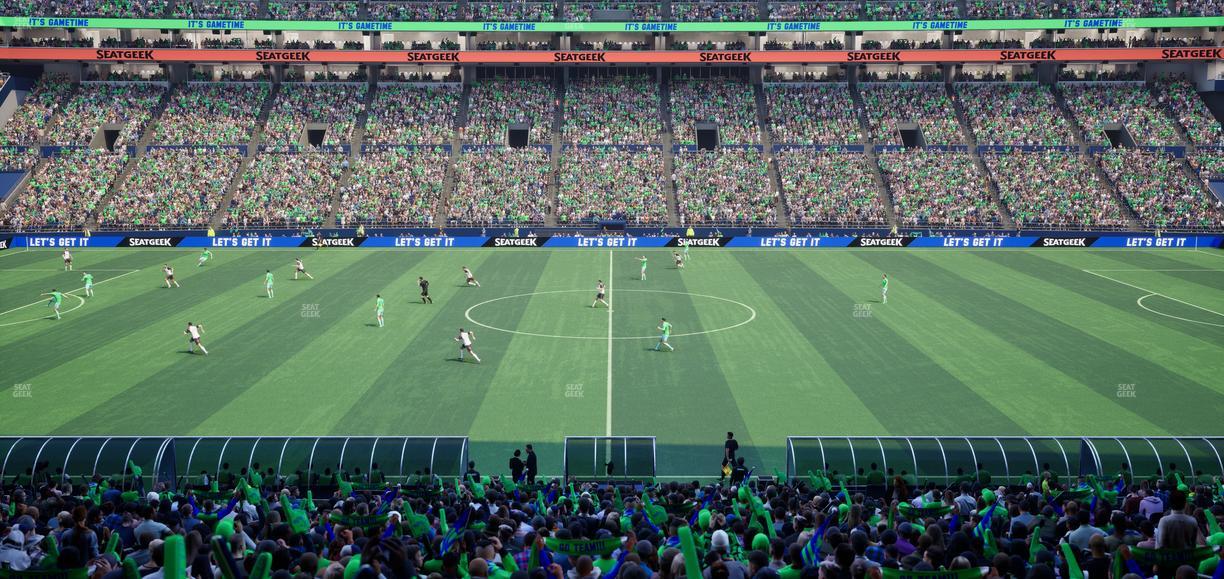 Lumen Field - Section Club 235 Seat View