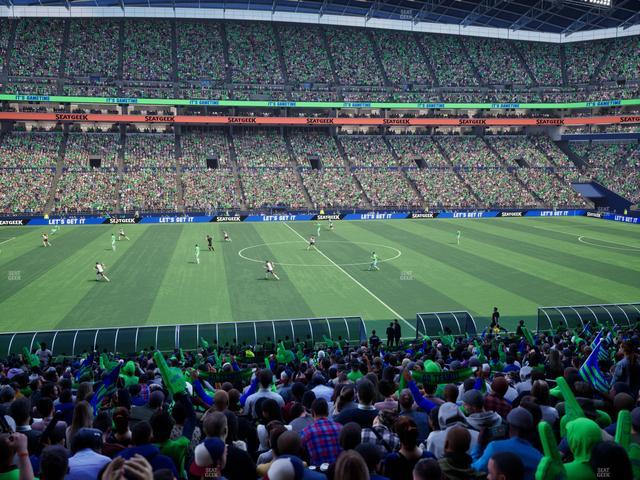 Lumen Field - Section Club 236 Seat View