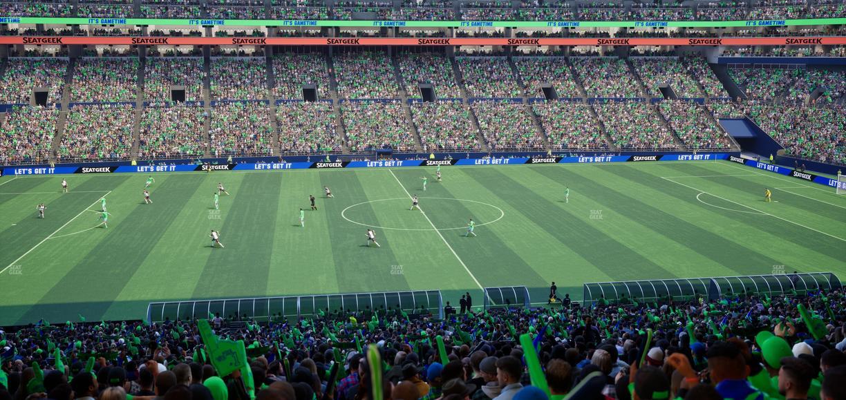 Lumen Field - Section Club 236 Seat View