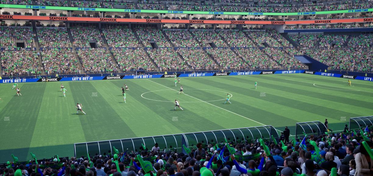 Lumen Field - Section Club 237 Seat View