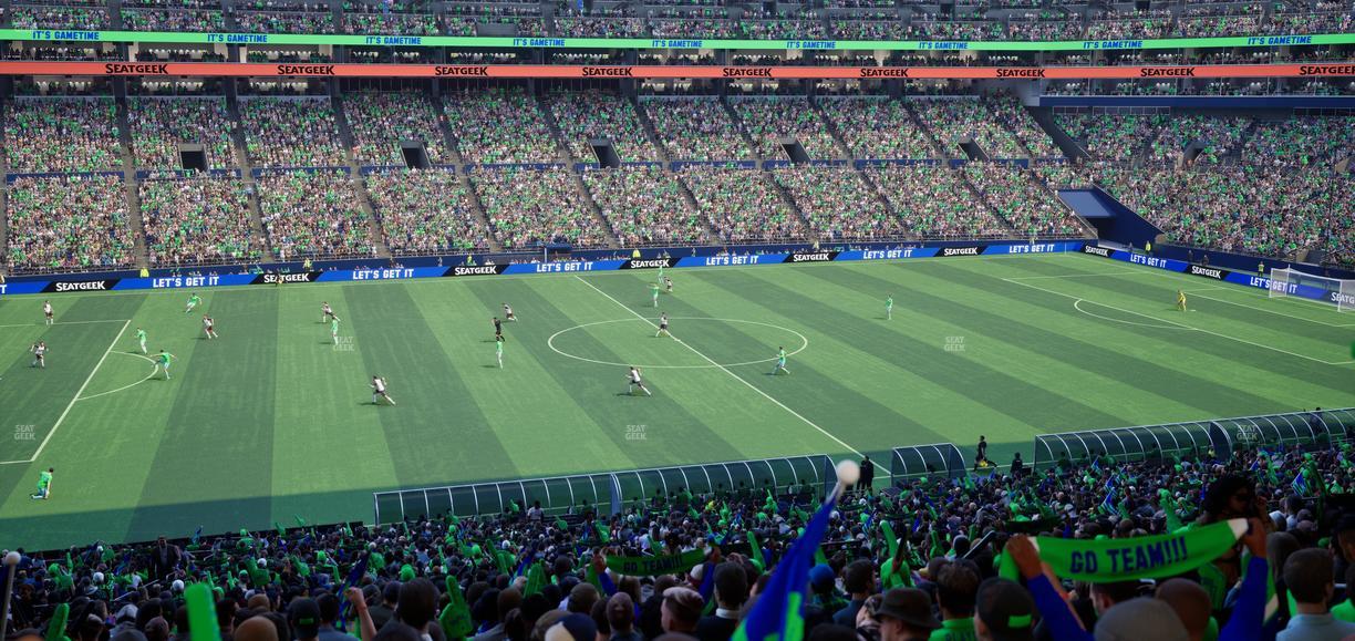 Lumen Field - Section Club 237 Seat View