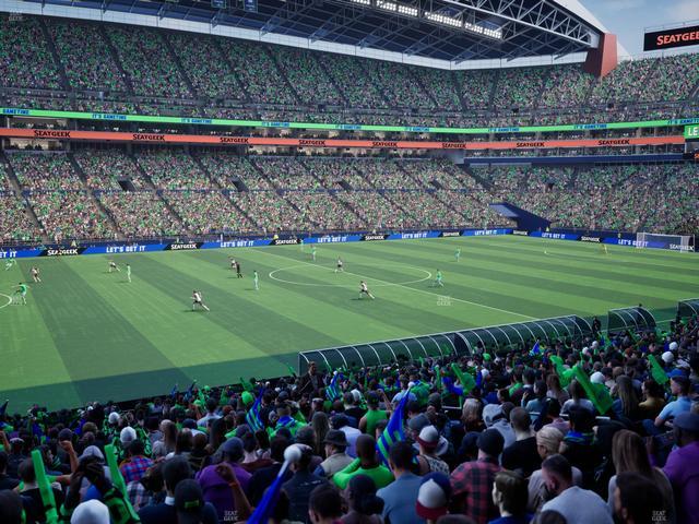 Lumen Field - Section Club 238 Seat View