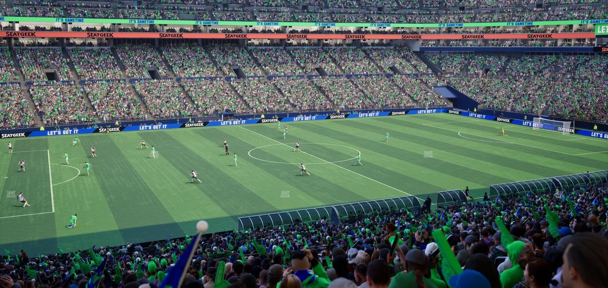 Lumen Field - Section Club 238 Seat View