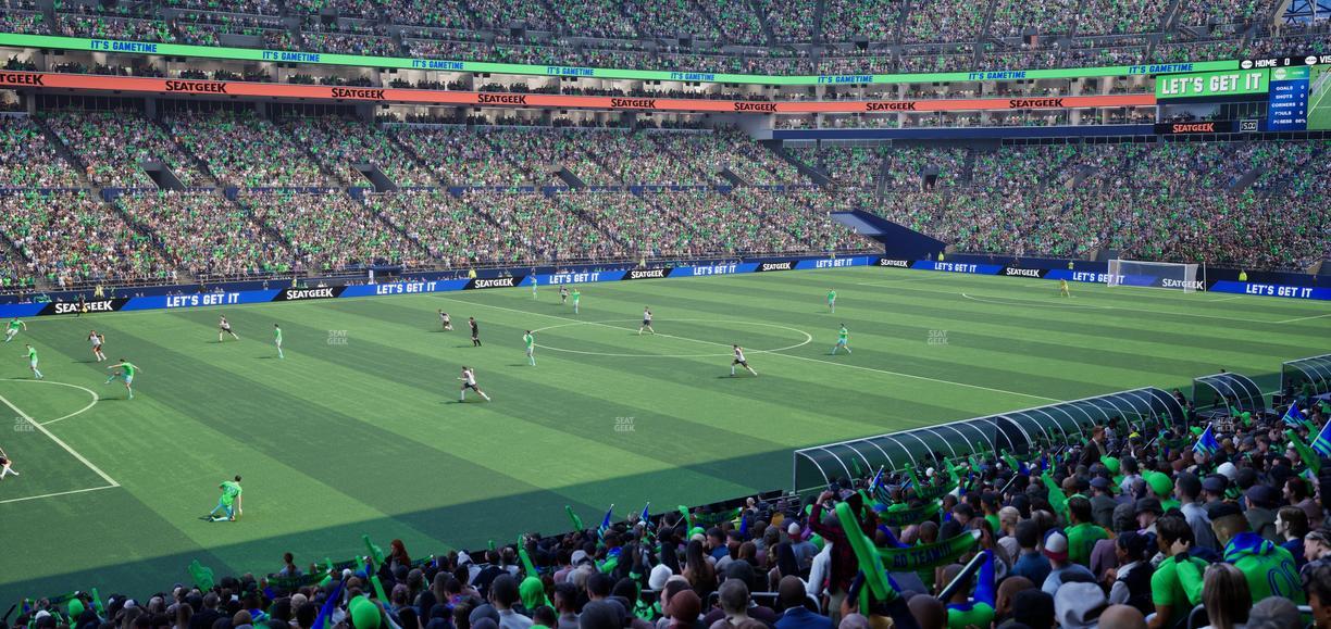 Lumen Field - Section Club 239 Seat View