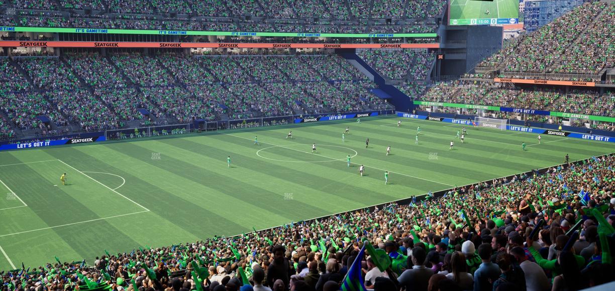 Lumen Field - Section Club Level Suite 15 Seat View