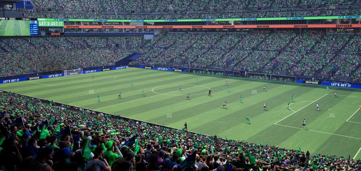 Lumen Field - Section Club Level Suite 2 Seat View