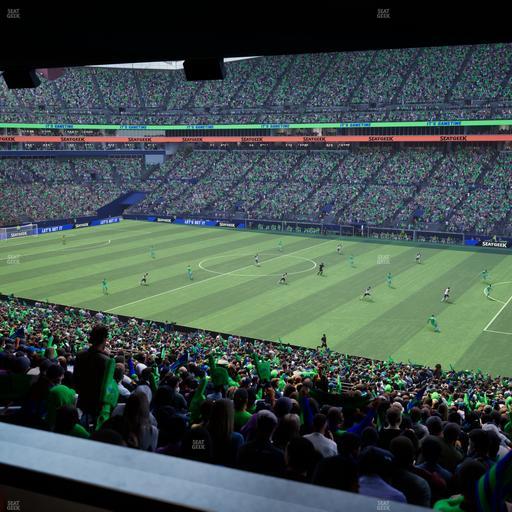 Lumen Field - Section Club Level Suite 4 Seat View