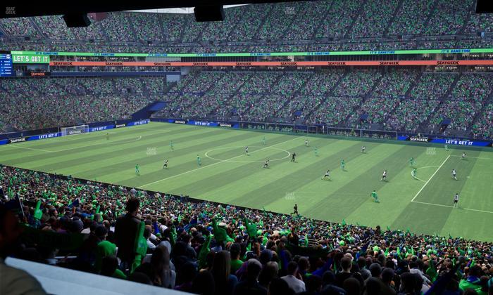 Lumen Field - Section Club Level Suite 4 Seat View