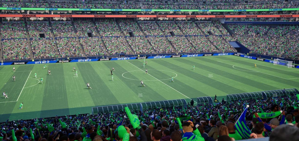 Lumen Field - Section Club Level Suite 45 Seat View