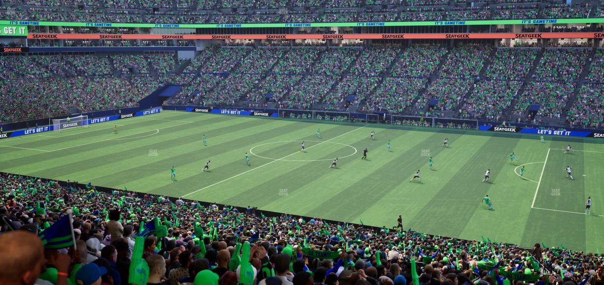 Lumen Field - Section Club Level Suite 5 Seat View