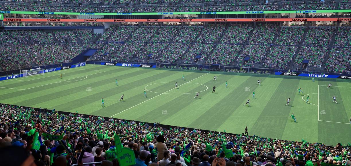 Lumen Field - Section Club Level Suite 6 Seat View