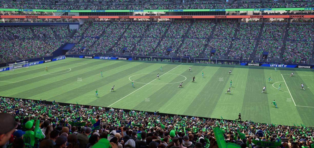 Lumen Field - Section Club Level Suite 7 Seat View